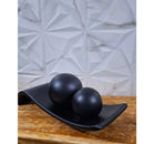 Rampa Preta com 2 Esferas – Decoração Versátil